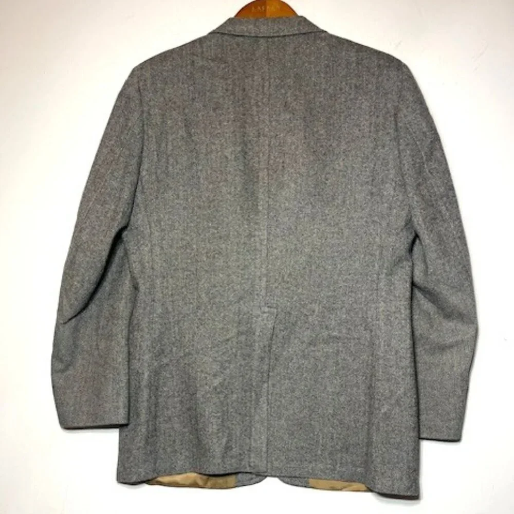Bill Blass Men's 100% Pure Wool Vintage Tweed Blazer Sports Coat Sz 41L